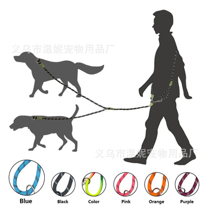 Reflective Nylon Dog Leash